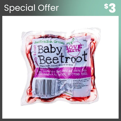 Beetroot / Ready to Eat Prepacked (250g)-Fresh Vegetables-Granieri's-iPantry-australia