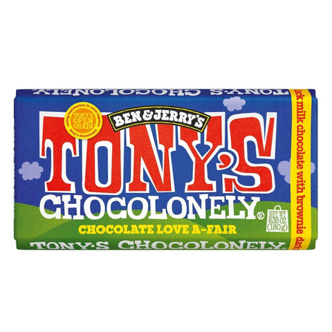 Ben and Jerry’s from Tony Chocolonely Dark Milk Brownie 180g-Indulgence-Tony's Chocolonely-iPantry-australia