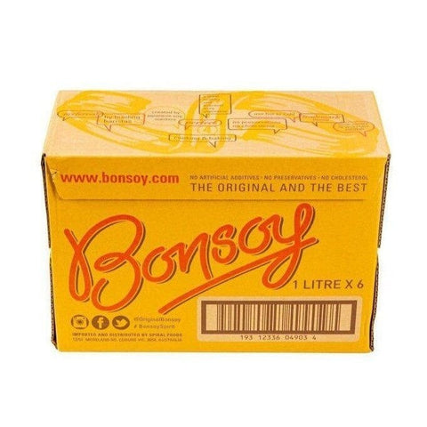Bonsoy Milk 6x1Lt (Box)-Alt Milks-Bonsoy-iPantry-australia