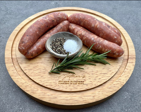 Charlie’s Little Sausages (Approx. 500g - 6 Sausages)-Mathews Butcher-iPantry-australia