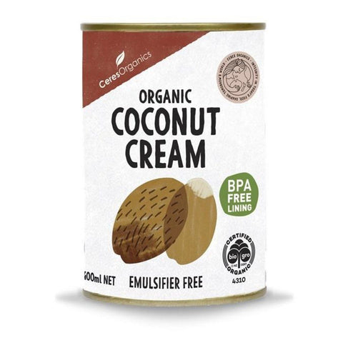 Coconut Cream 400ml-Pantry-Ceres Organics-iPantry-australia