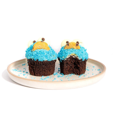 Cookie Monster Cupcakes 2 Pack (FIG)-Indulgence-FIG-iPantry-australia
