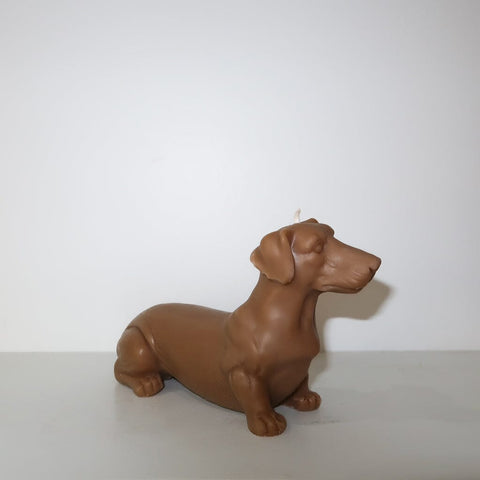 Dachshund Candle (Brown)-Love Ally-iPantry-australia