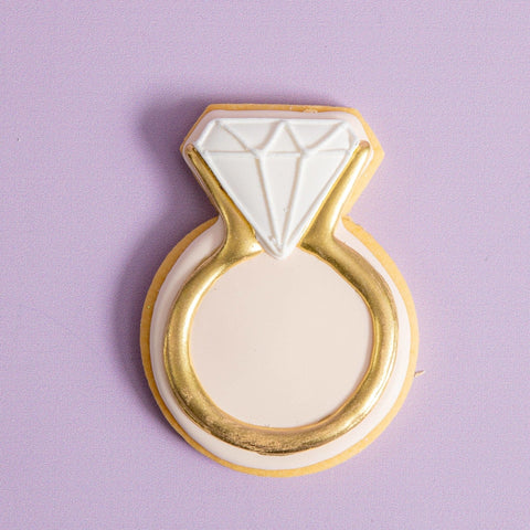 Diamond Ring Cookie-Hey There Cookie! by Cake in the Afternoon-iPantry-australia