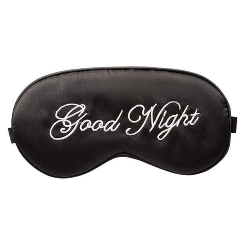 Eye Mask - Goodnight Satin Black-Dilly's Collections-iPantry-australia