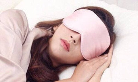 Eye Mask - Pink Heated Infrared 100% Silk-Dilly's Collections-iPantry-australia