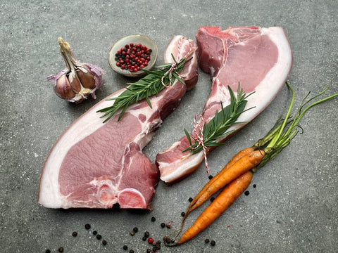 Free Range Pork Loin Chop (Approx. 500g - 2 Chops)-Mathews Butcher-iPantry-australia