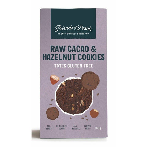 Raw Cacao & Hazelnut Cookies 160g (GF) (VG)-Indulgence-Friends of Frank-iPantry-australia