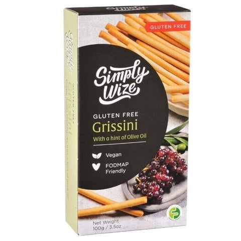 Grissini Sticks 100g (GF)-Simply Wize-iPantry-australia