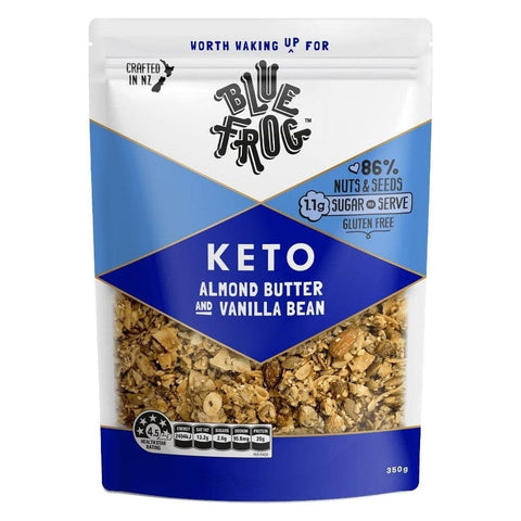 Keto Cereal Almond Butter & Vanilla Bean 300g-Blue Frog-iPantry-australia