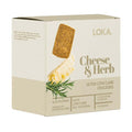 LOKA Italian Cheese & Herb Low Carb Crackers 120g-Catering Entertaining-LOKA-iPantry-australia