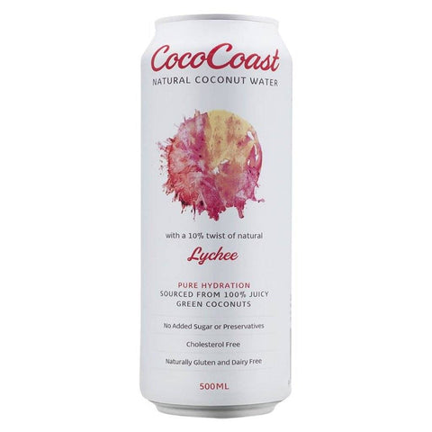 Lychee Coconut Water 500ml (6 Pack)-Beverages-Coco Coast-iPantry-australia