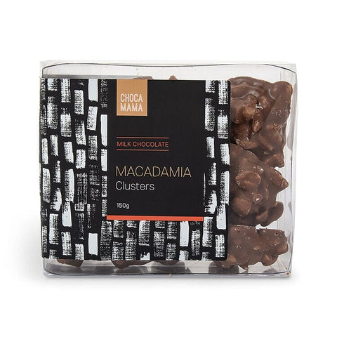 Macadamia Cluster Tray 125g-Chocamama-iPantry-australia