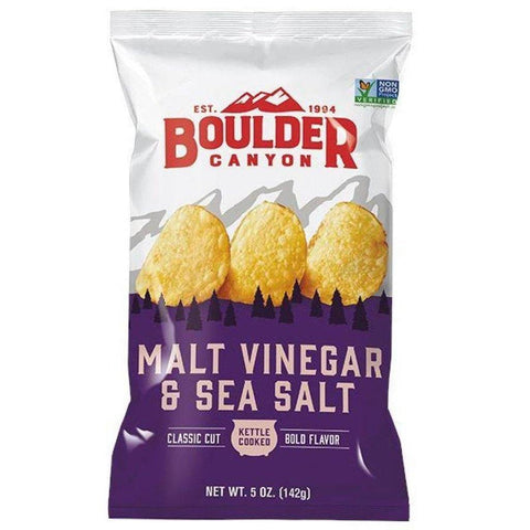 Malt Vinegar & Sea Salt 142g-Indulgence-Boulder Canyon-iPantry-australia