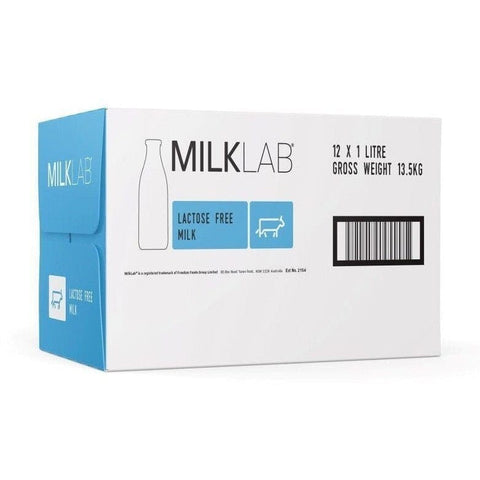 MILKLAB Lactose Free Milk 12x1Lt (Box)-Alt Milks-Milk Lab-iPantry-australia