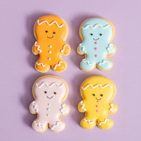 Mini Ginger Bread Man (4p) Cookie-Hey There Cookie! by Cake in the Afternoon-iPantry-australia