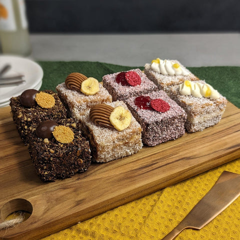 Mini Me Lamingtons - 8 Pack-CATERING IN MELBOURNE-FIG-iPantry-australia