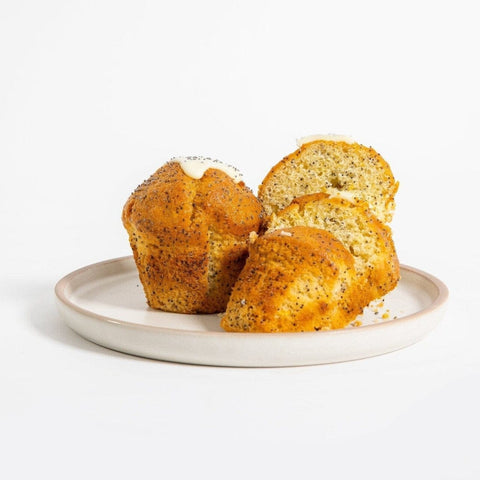 Orange & Poppy Seed Muffins 2 Pack (FIG)-Indulgence-FIG-iPantry-australia