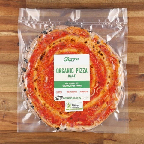 Organic Spelt Pizza Base 10" 321g-Farro-iPantry-australia