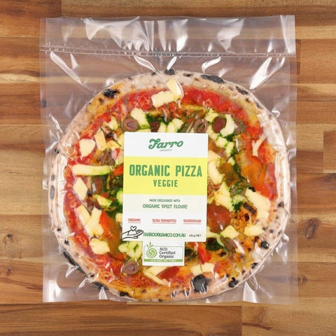 Organic Spelt Pizza Veggie 10" 440g-Farro-iPantry-australia
