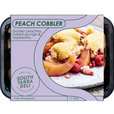 Peach and Raspberry Cobbler (550g)-Indulgence-Botanical Hotel-iPantry-australia