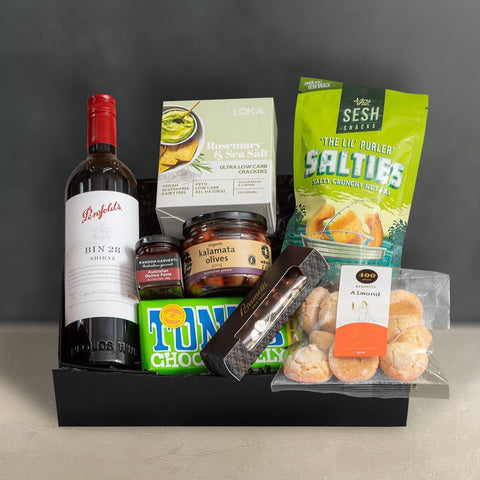 Penfolds Bin 28 Shiraz Hamper-Gifting-GiftSec-iPantry-australia