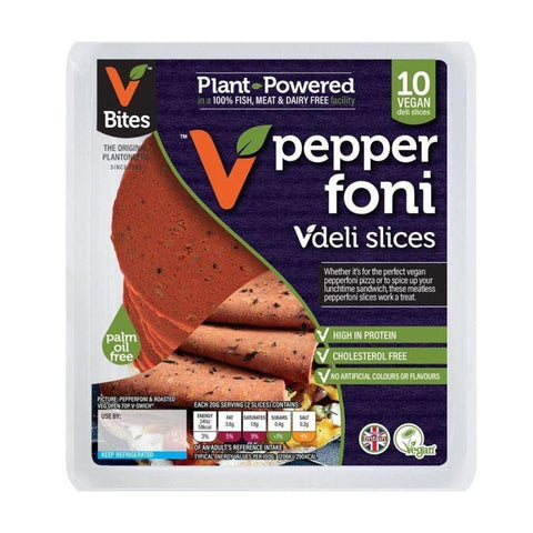 Pepperoni Vdeli slices 100g-Catering Entertaining-VBites-iPantry-australia