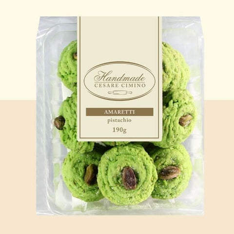 Pistachio Amaretti Biscuits 190g-Cesare Cimino-iPantry-australia