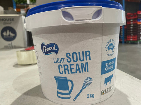 Procal Sour Cream 2Kg Tub-Procal-iPantry-australia