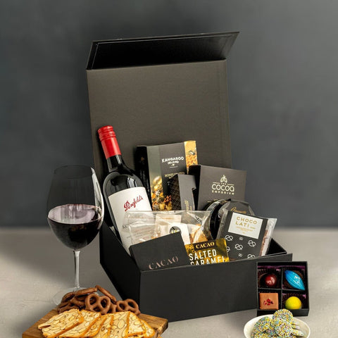 Red Wine Indulgence Hamper-Gifting-GiftSec-iPantry-australia