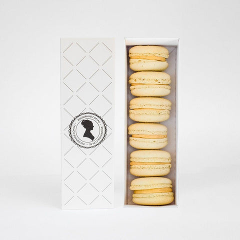 Salted Butter Caramel Macarons Gift Box 6Pk-Indulgence-By Josephine-iPantry-australia