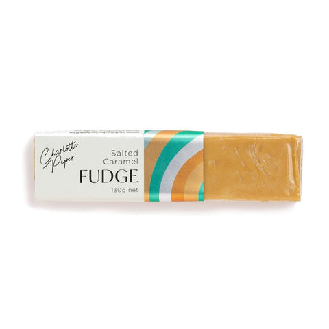 Salted Caramel Fudge 130g-Indulgence-Charlotte Piper-iPantry-australia