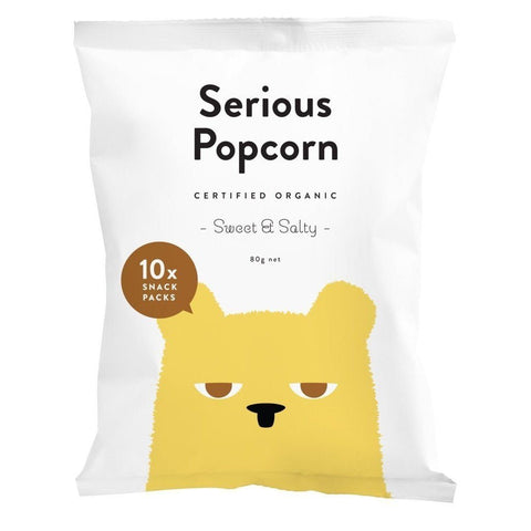 Serious Popcorn Sweet & Salty 10 x 12g Multipack-Indulgence-Serious Food Co.-iPantry-australia