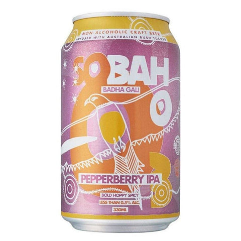 Sobah Non-Alcoholic Pepperberry IPA 330ml (4 pack)-Beverages-Sobah-iPantry-australia