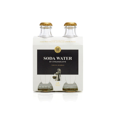 Soda Water 180ml x (4 Pack)-Beverages-StrangeLove-iPantry-australia