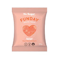 Sour Peach Hearts 50g-Indulgence-Funday Natural Sweets-iPantry-australia