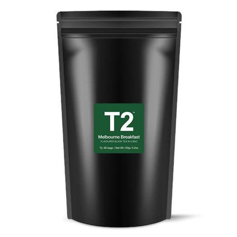 T2 Melbourne Breakfast Teabag Everyday Refill Foil 60pk/120g-Pantry-T2-iPantry-australia