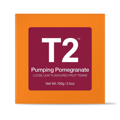 T2 Pumping Pomegranate Loose Leaf Gift Cube 100g-Pantry-T2-iPantry-australia