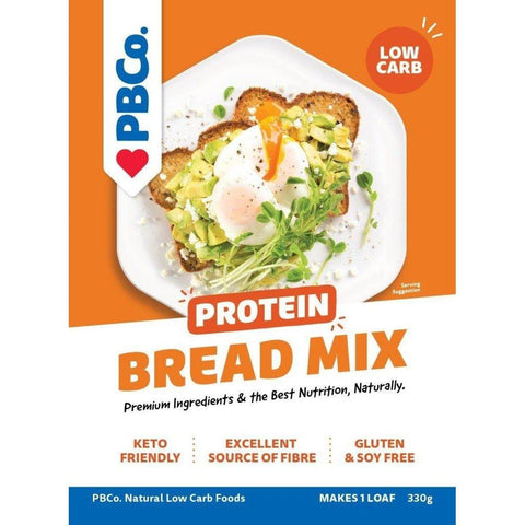 Protein Bread Mix Pouch 320g (GF)-Pantry-The Protein Bread Co-iPantry-australia