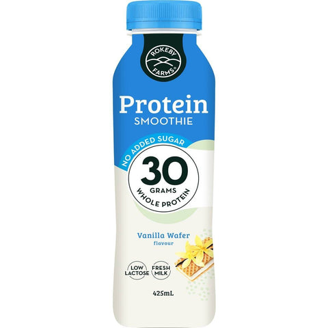 Vanilla Wafer Protein Smoothie 425ml-Beverages-Rokeby Farms-iPantry-australia
