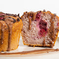 Vegan Dark Choc Raspberry Muffins 2 Pack-Indulgence-FIG-iPantry-australia