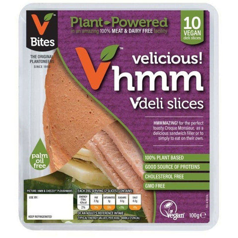 Vegan Ham Slices 100g-Catering Entertaining-VBites-iPantry-australia